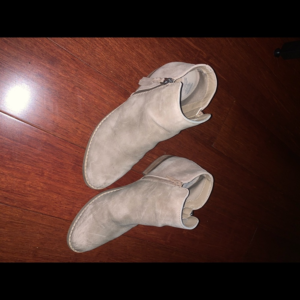 Suede booties